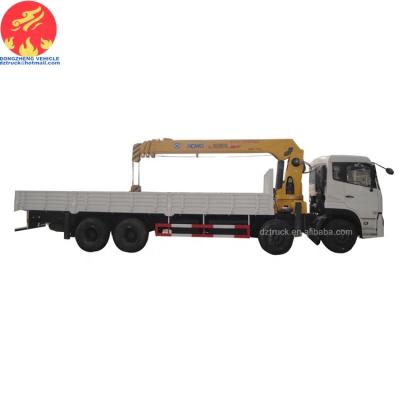 China TRUCK CRANE dongfeng kinds chassis mounted boom truck crane 7 ton for sale