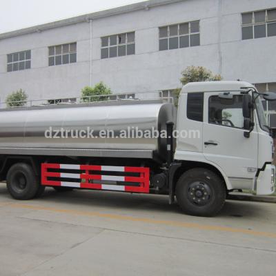 China DongFeng food grade stainless steel milk tank truck, milk trnasportion truck 5900 for sale