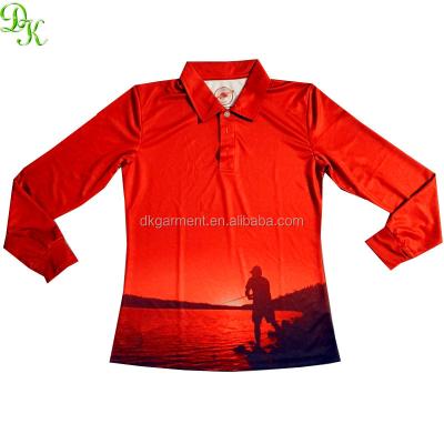 China Antibacterial Long Sleeve Polo Shirt Men for sale