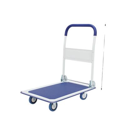 China Easy Tools Install Heavy Duty Wholesale Price Warehouse Folding Platform Hand Trolley Trolley for sale