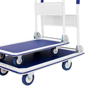 China Tools wholesale industrial foldable high quality hand cart platform truck 300kg for sale