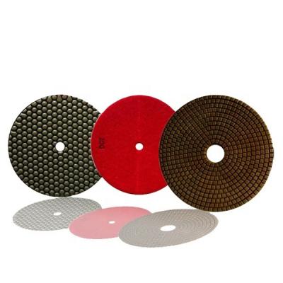 China Very flexible and have 7 inch durable diamond concrete and stone polishing pads for sale