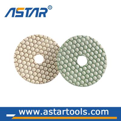 China Granite Supplier Professional Dry Use Diamond Polishing Pads Polishing Material Flexible Resin Bond for sale