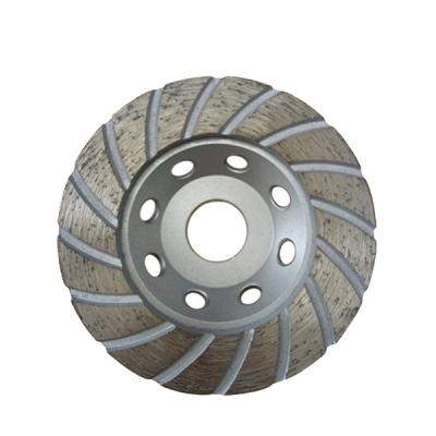 China Sharp / Long Life Flat Turbo Diamond Grinding Cup Wheel for Granite Concrete Marble Grinding for sale