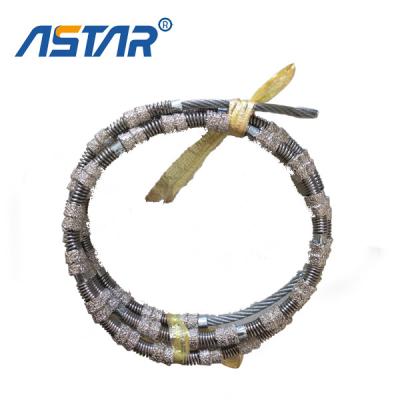 China Granite Diamond Brazed Wire Saw Marble Cutter for Granite Marble Cutting for sale