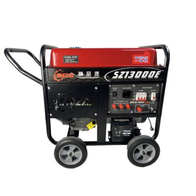 China Shizai New 3 4 5 6 7 8.5 10kw 3000 5000 6000 13000 4 5kva 5800dxe Ohv Mini Portable Dc 12v Silent Gasoline Generator SZ13000-45L for sale