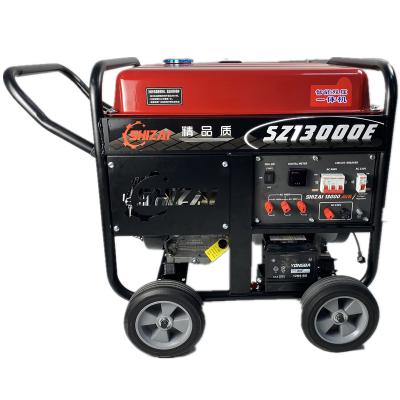 China Shizai 10 KW 10000 Watt Silent Gasoline Generator 3 Phase Gasoline Rated Generator SZ1300-45L for sale