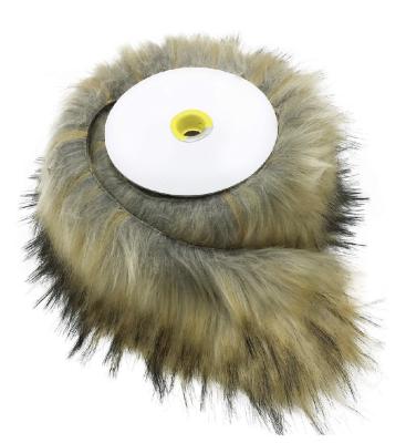 China Artificial Toy 7cm Plush Clothing Faux Fur Trim Raccoon Fur Collar Decoration for sale