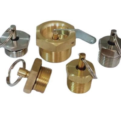 China Custom Hot Sale Modern Metal Hardware Accessories Brass Drain Valve Brass Fittings for sale