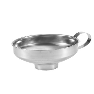 China Large Diameter Sustainable Funnel Durable Stainless Steel Kitchen Funnels for sale