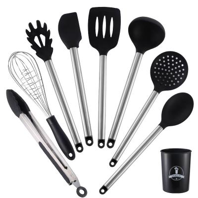 China Eco Friendly 100% Sustainable Stainless Steel Silicone Cookware Set for sale