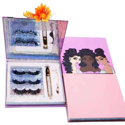 China 25-30 Times Factory Wholesale Price 3D Mink Eyelashes Vendor Mink Eyelashes for sale