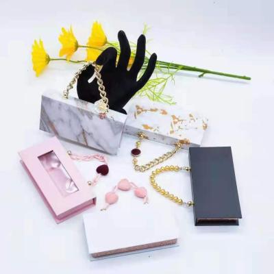 China 25-30 Times Style Private Label Rectangular Lash Boxes New 25mm Mink Lashes Rransparent Butterfly Acrylic Lash Packaging Case With Tray for sale