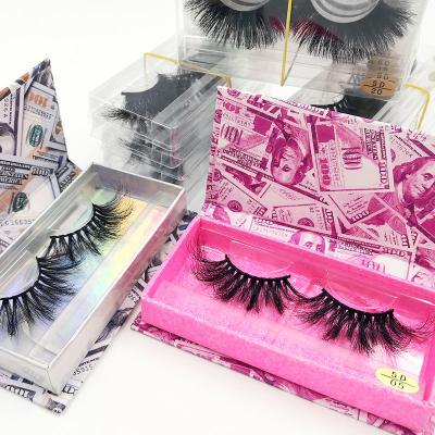 China 25-30 Times False Fur Eyelash Case Eyelash Mink Eyelash Fluffy 30mm Tote for sale