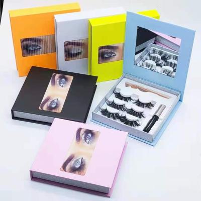 China 25-30 Periods Faux Mink Eyelashes 10 D 3D Fluffy Mink Fur Eyelash Vendor Customized Boxes Curly Mink Eyelashes for sale