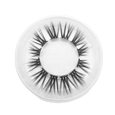 China 25-30 Periods Synthetic False Eyelashes Segmented Makeup Lash Different Lower Fiber Natural Camellia PBT Korea Lash Eyelas for sale