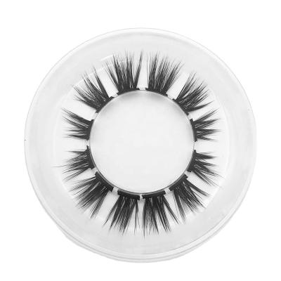 China 25-30 Times Segmented D Loop Synthetic Fiber Lashes 25mm Silk Or Vegan Private Label Lashes for sale