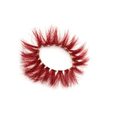 China 25-30 Color Mink Eyelashes Vendor 3D Real Mink Fur Eyelashes Bulk Times 25 Mm Mink Eyelashes for sale