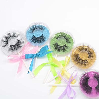 China 25-30 Times Korean Handmade Invisible Clear Strip Eyelash 3D Fiber Silk PBT False Eyelashes Private Label for sale