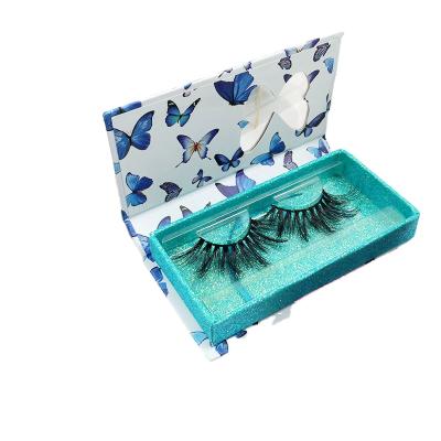 China 25-30 Times False Eyelashes Japanese Japanese 25 Mm 3D Mink Eyelash With Magnetic Box for sale