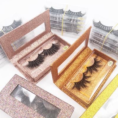 China 25-30 Periods Japanese Mink Strip Eyelashes Fluffy Eyelash 18mm 6d Real Mink Lashes Vendor for sale