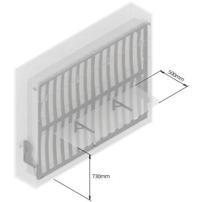 China Murphy Bed Manual Horizontal Folding Space Saving Murphy Wall Bed Foldable Hidden Mechanism With Desk Leg for sale