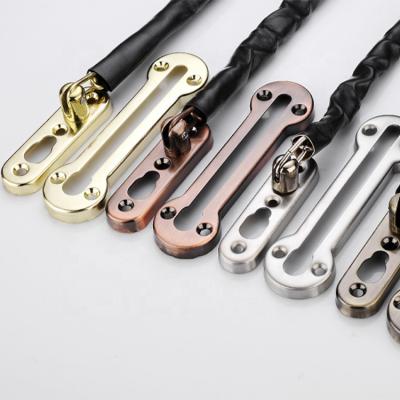 China Modern Thick Easy Install Guard Sturdy No Rust Latch Door Chain Lock For Hotel Home Office With Screws for sale