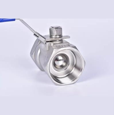 China General Stainless Steel One Piece Valve Female Investment Ball Valve for sale