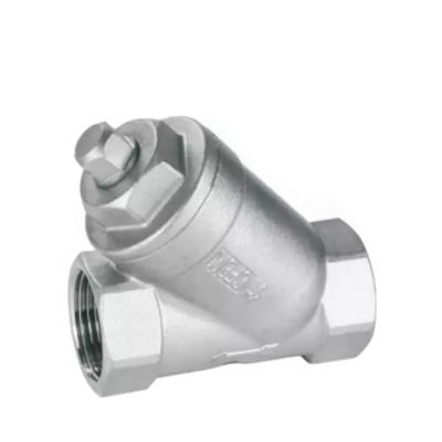 China General DN8-80 800WOG PN50 SS 316 Stainless Steel Female Thread Socket Weld /butt weld Y check valve for sale