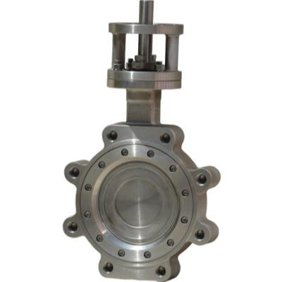 China General Hastelloy High Temperature Alloy Corrosion Resistance Manual Butterfly Valves for sale