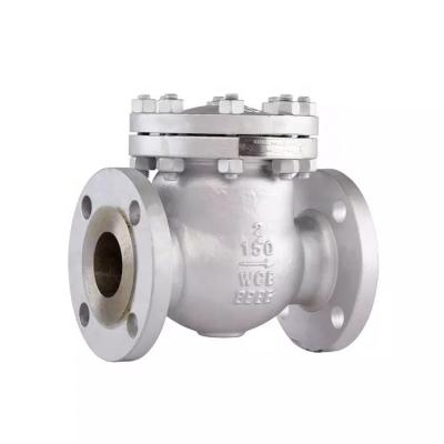 China General China Supply API 6D 1500LB 6 Inch WCB CF8M Steel RF Swing Check Valve for sale