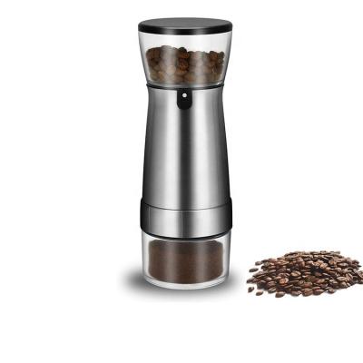 China USB Battery Coffee Machine Grinder Stainless Steel Shell Coffee Grinder For Coffee Outdoor Electric Filling Beans Pepper And Other Partic for sale