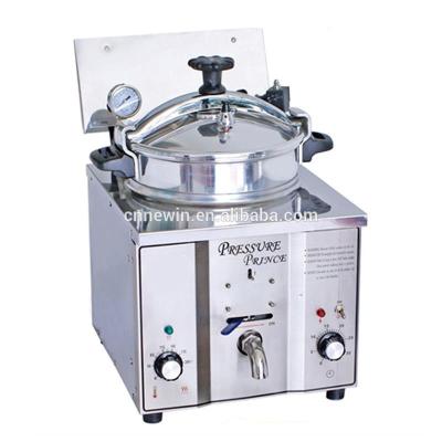 China food & Beverage Factory Low Price Electric Countertop Small Pressure Fryer for sale