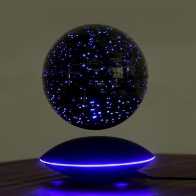 China Simple And Modern Plastic+ABS Material Led Lighting Levitating World Globe for sale