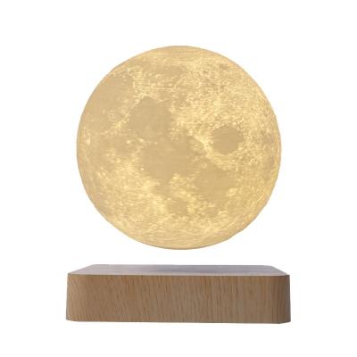 China Creative and Unique Home Moon Light Modern Levitating Floating Lamp Moon Decoration Lamp Table Gifts Lamp for sale