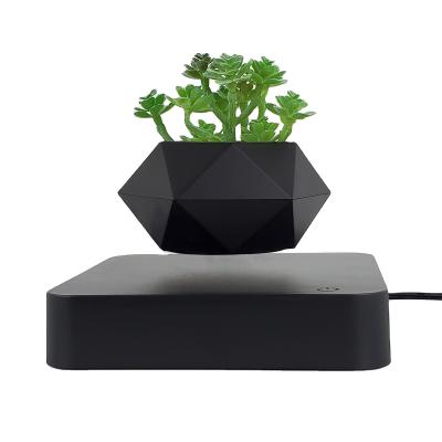 China HCNT Modern Air Bonsai Pot Flower Pot Planters Magnetic Suspension Plant Levitating Floating Pot for Gifts for sale