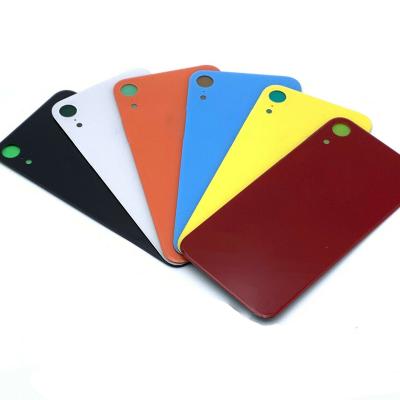 China OEM Replacement Broken Back Glass Back Battery Door Glass Back Housing With Adhesive Replacement Parts For iPhone XR for sale