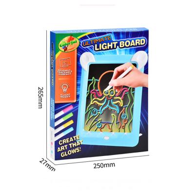 China Office.School.Home.Gift Hot Selling Early Educational Toys 9-inch Upgraded Light Drawing Board Children's Painting Toys led light board toy for sale