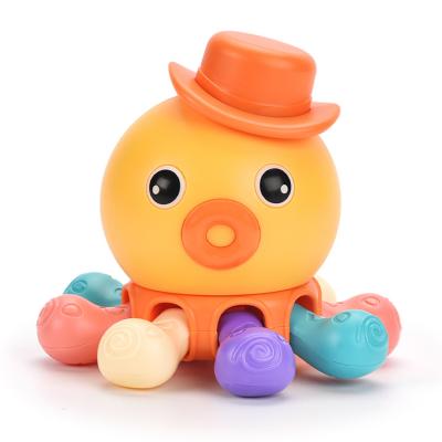 China Improve Kid's Hand Operated Ability Hot selling decompression comfort finger toy cute and fun finger octopus toy  Finger Animal Toy For Children Educational Gift for sale