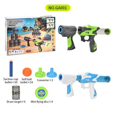 China Electronic Toy accessory Children's outdoor toy air ejection gun simulation toy gun hanging Target Foam Ball Blaster Toy for sale