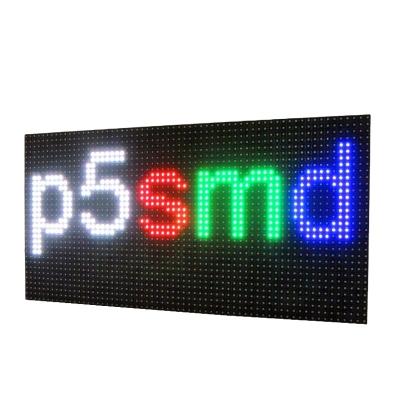 China Indoor LED Screen P5 Digital Indoor Advertising LED Board Scrolling Text Display Module for sale