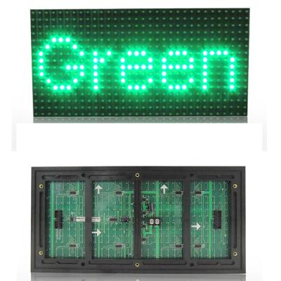 China Hot sale waterproof indoor outdoor simple p10 scrolling message display red/outdoor yellow/green/white/blue led display modules 32x16 for sale