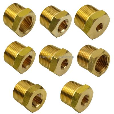 China Hose Connection HongBoW Hardware Brass Pipe Fitting Reducing 1/8