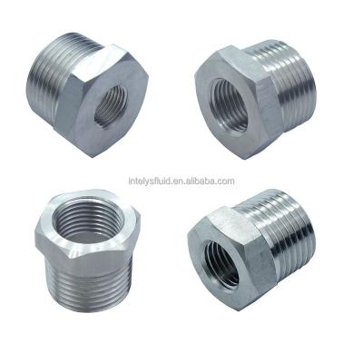 China Stainless Ss304 304 High Pressure Hose Fitting Reducing Bushing 1/8 1/4 3/8 1/2 3/4 1