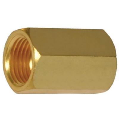 China Brass 1/4 3/8 1/2 5/8 Female Spindle To Female Spindle Coupling Reducing Coupler/Reducer for sale