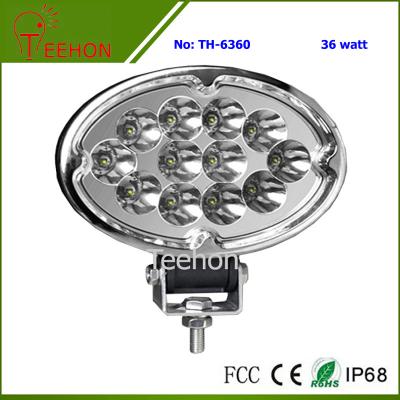 China 36W Oval Shape LED Working Lamp for SUV and MPV for sale