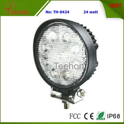 China 24w Round LED Work Lamp for LED Headlight on 4X4 off-Road Vehicles for sale