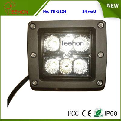 China 24 Watt Square LED Working Light for 4WD Vehicle and Heavy-Duty Truck for sale