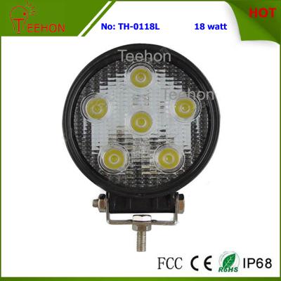 China 18W Round LED Work Light for Jeep and SUV and 4X4 vehicles for sale