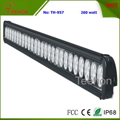 China 260W 43 Inch Single-Row LED Light Bar for Commercial Vehicles for sale